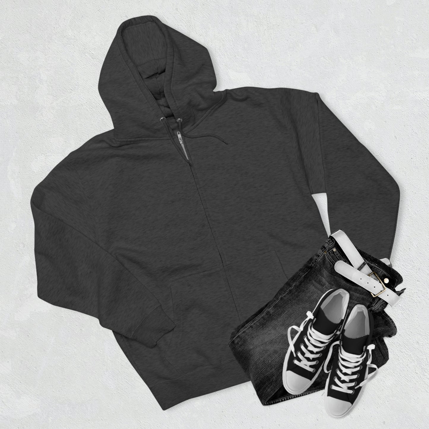 Memom & The Punk Monkeys Unisex Premium Full Zip Hoodie