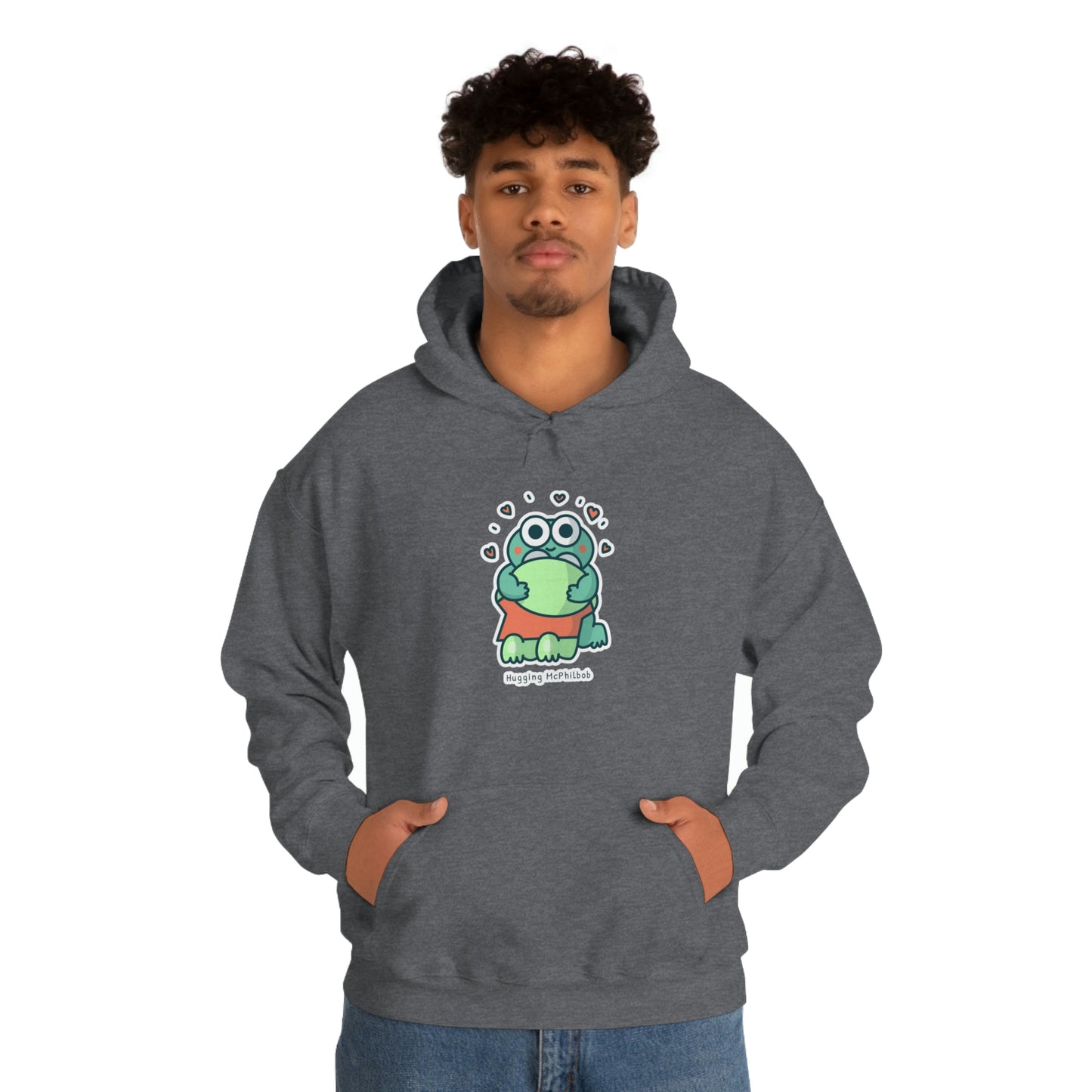 Hugging McPhilbob Unisex Heavy Blend™ Hooded Sweatshirt