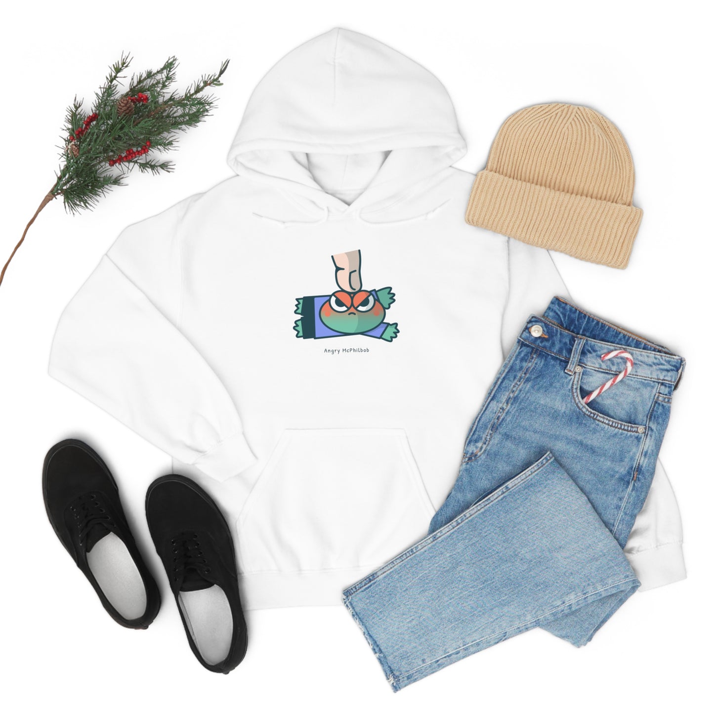 Angry McPhilbob Unisex Heavy Blend™ Hooded Sweatshirt
