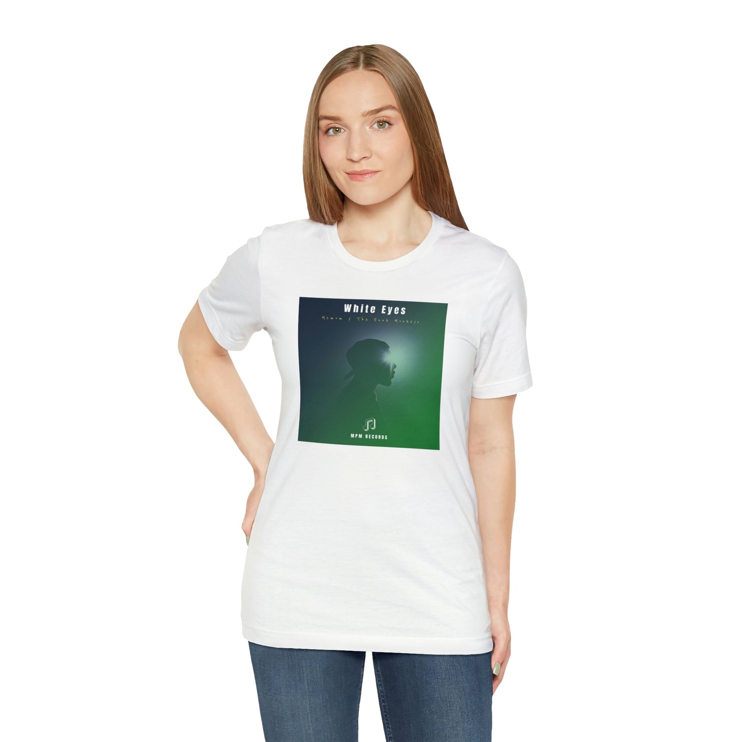 White Eyes Unisex Jersey Short Sleeve Tee