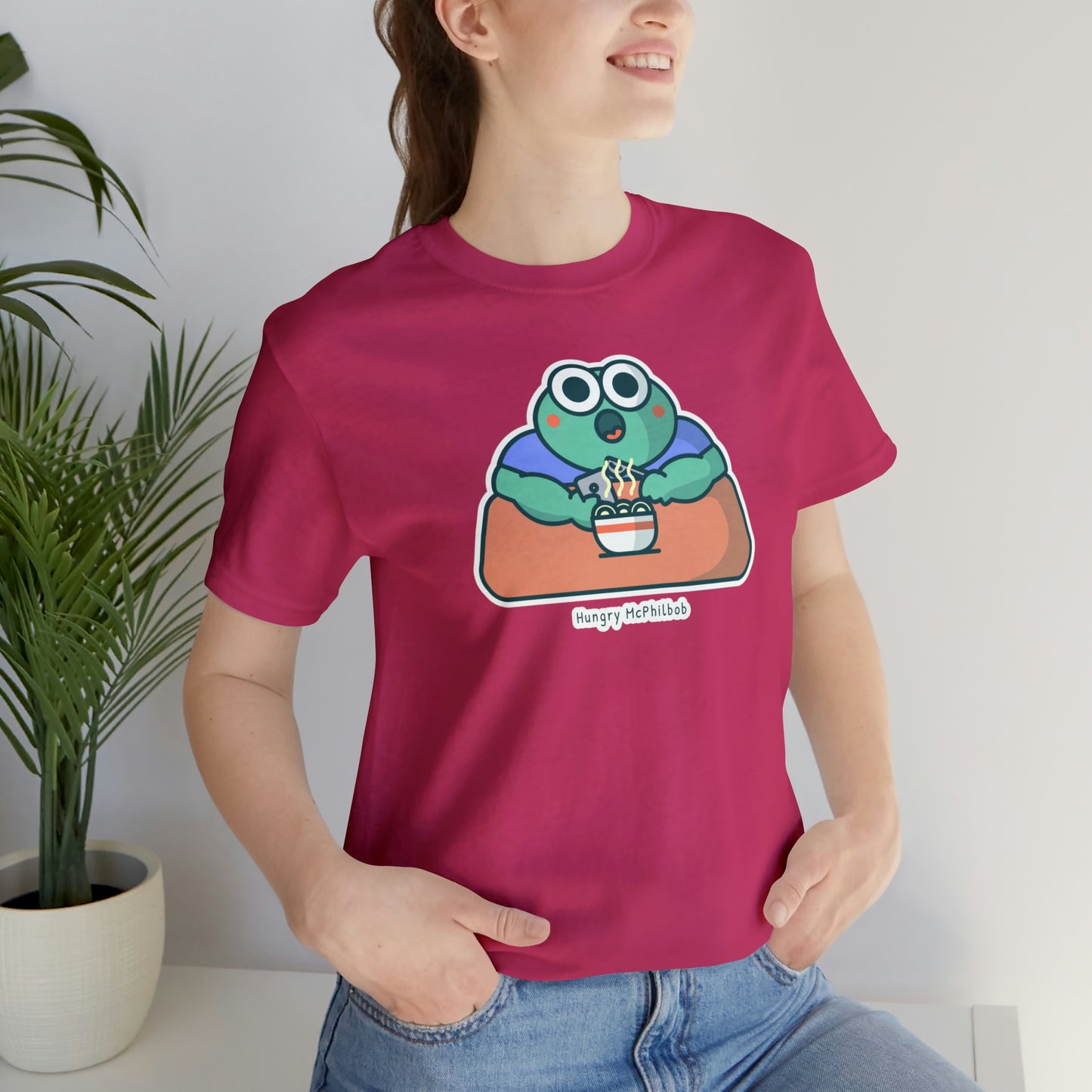 Hungry McPhilbob Unisex Jersey Short Sleeve Tee