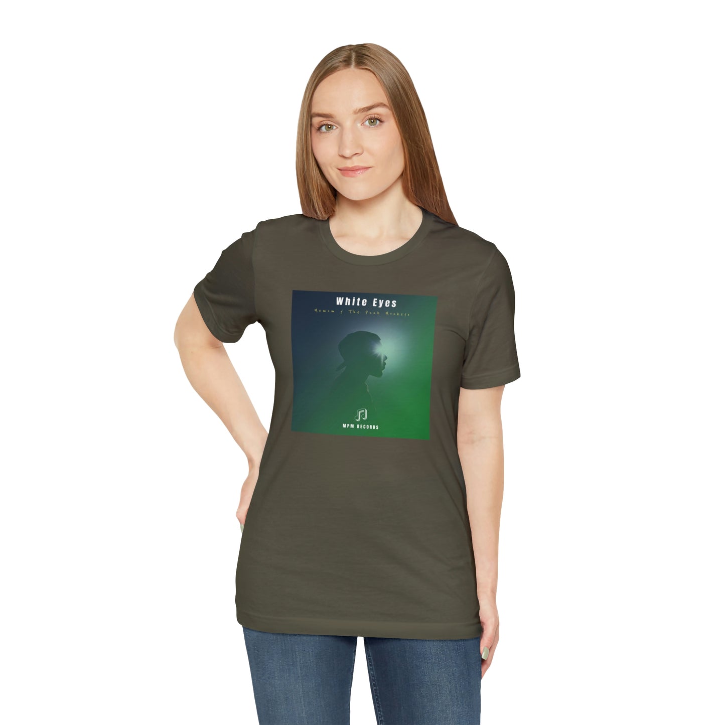 White Eyes Unisex Jersey Short Sleeve Tee