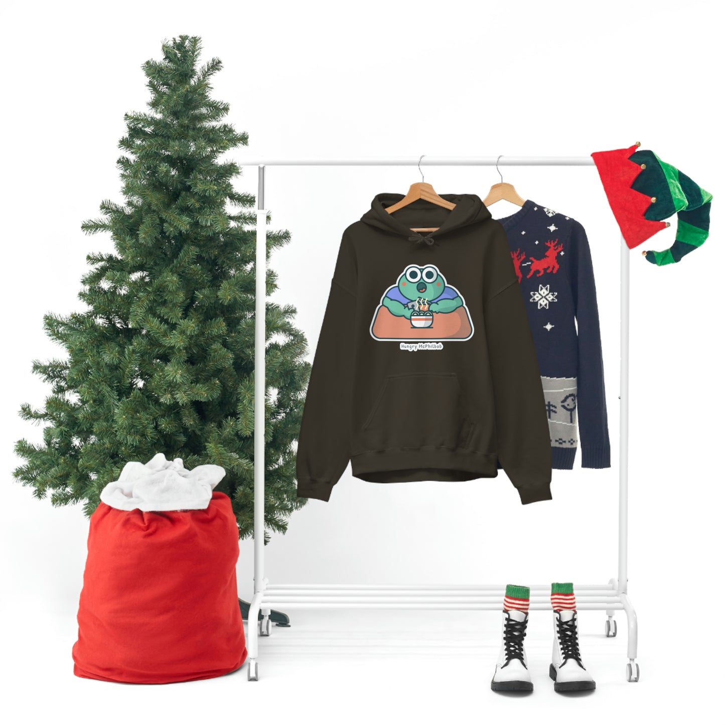 Hungry McPhilbob Unisex Heavy Blend™ Hooded Sweatshirt