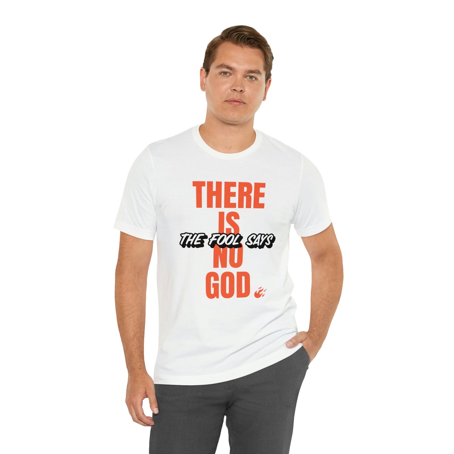 The Fool Says Unisex Jersey Short Sleeve Tee