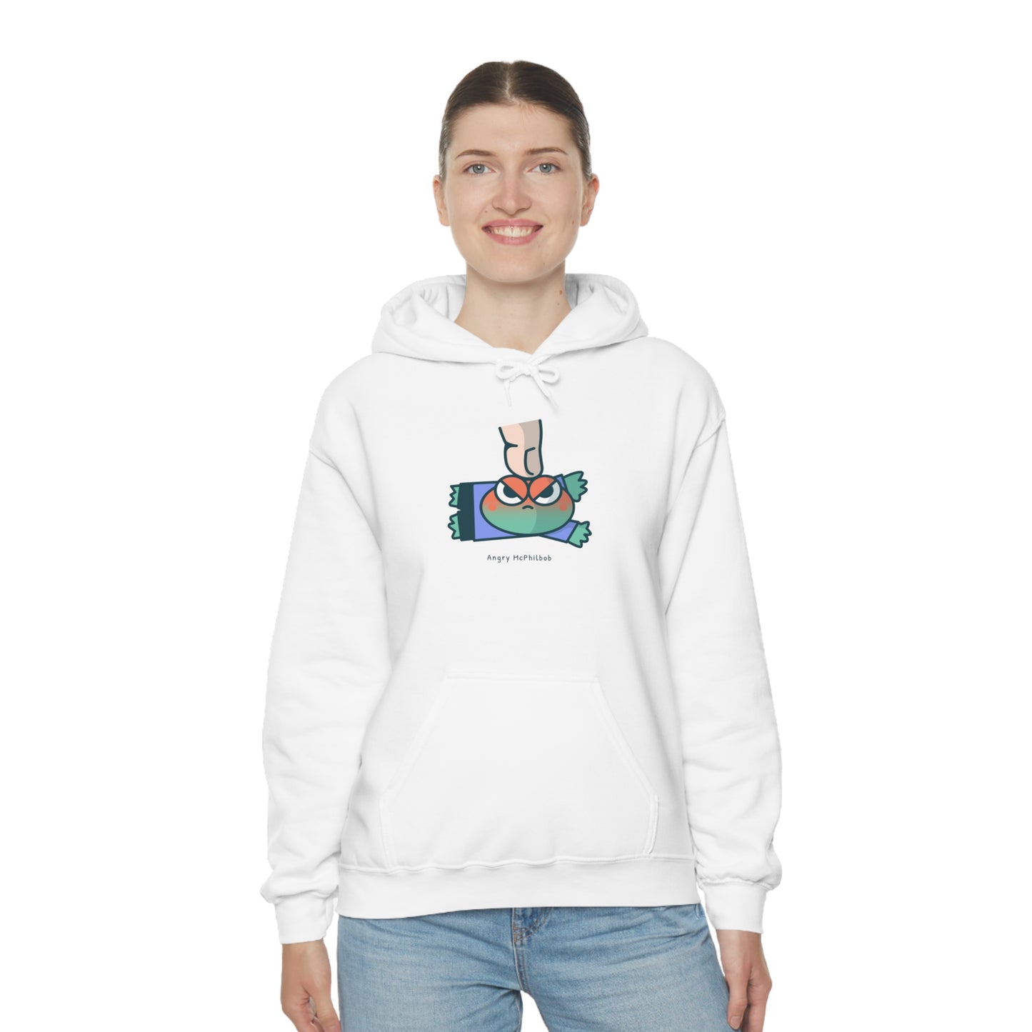 Angry McPhilbob Unisex Heavy Blend™ Hooded Sweatshirt