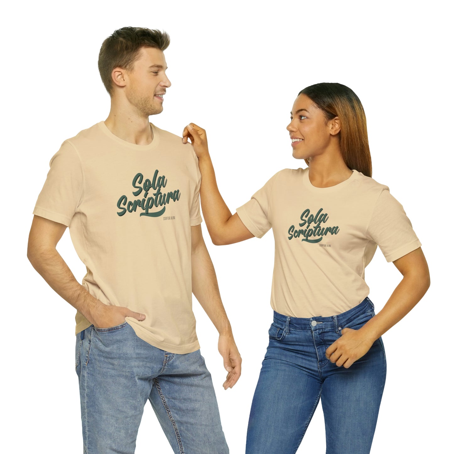 Sola Scriptura Unisex Jersey Short Sleeve Tee