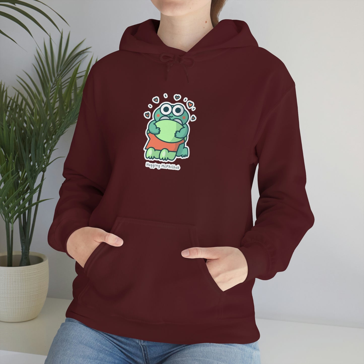 Hugging McPhilbob Unisex Heavy Blend™ Hooded Sweatshirt