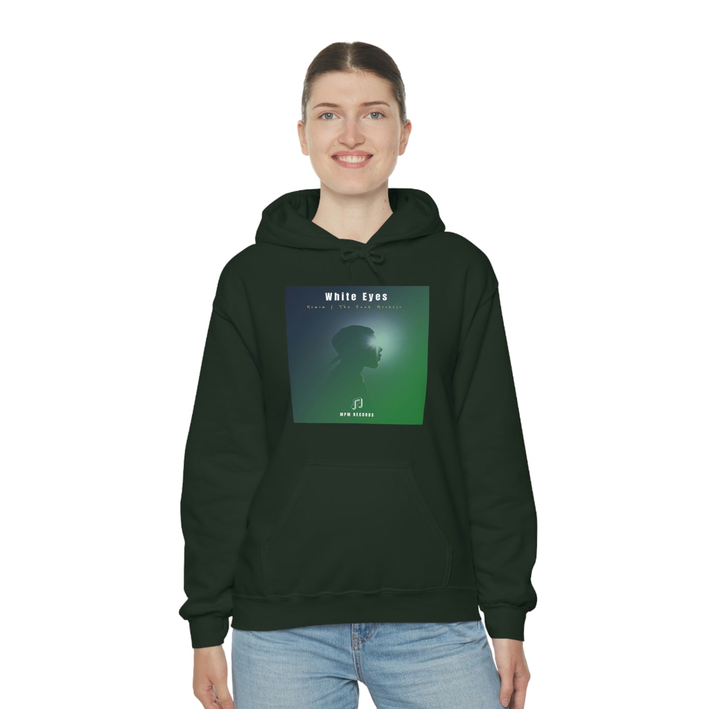 White Eyes Unisex Heavy Blend™ Hooded Sweatshirt