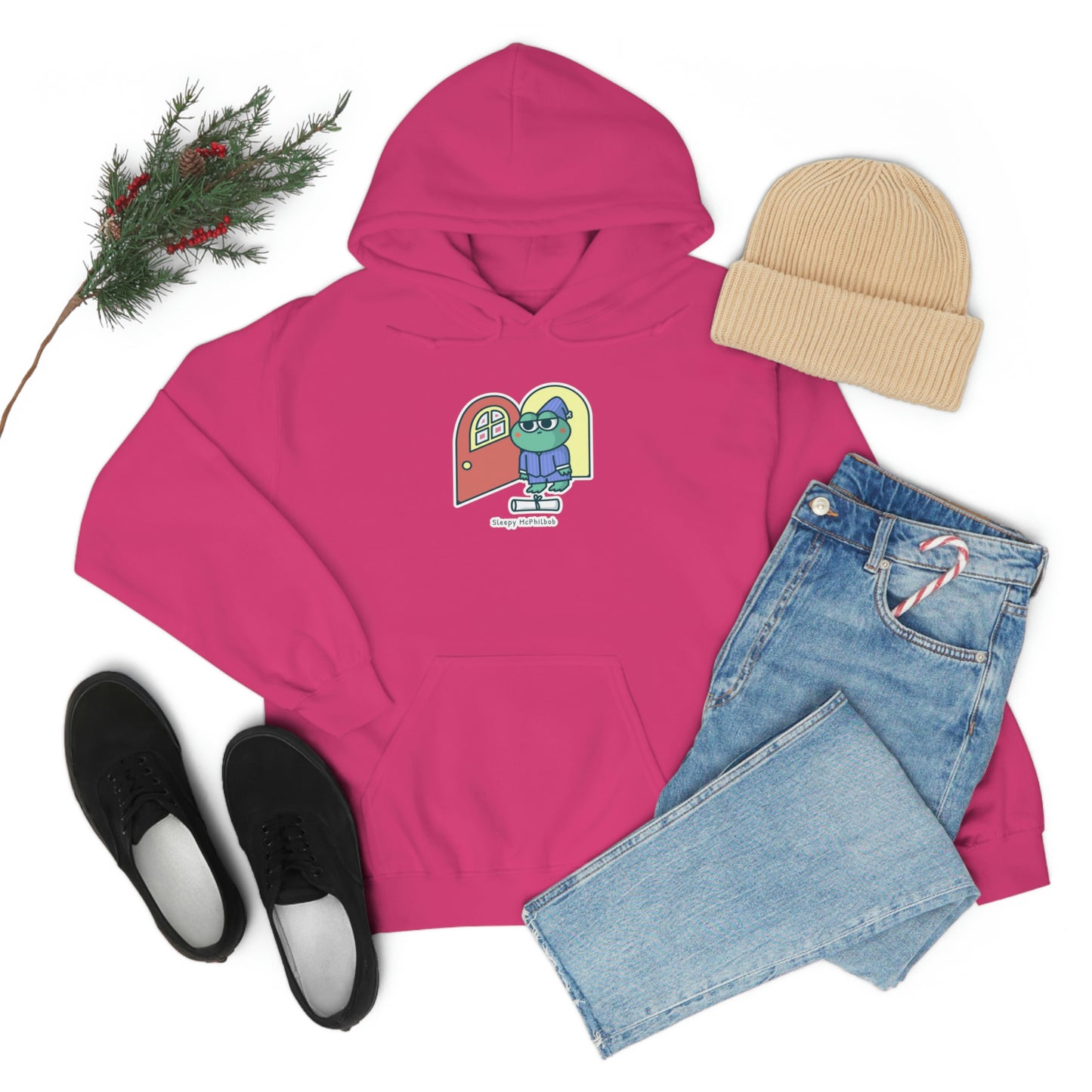 Sleepy McPhilbob Unisex Heavy Blend™ Hooded Sweatshirt
