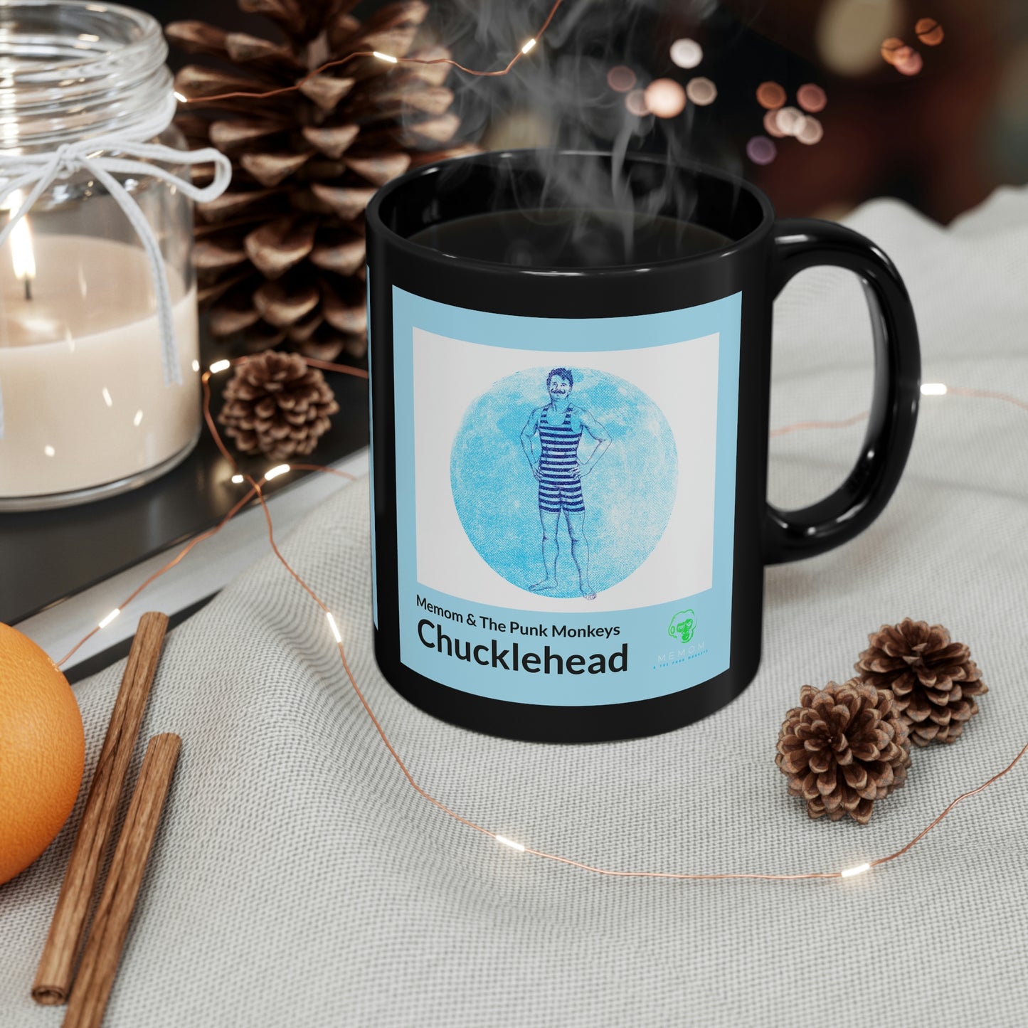 Chucklehead 11oz Black Mug