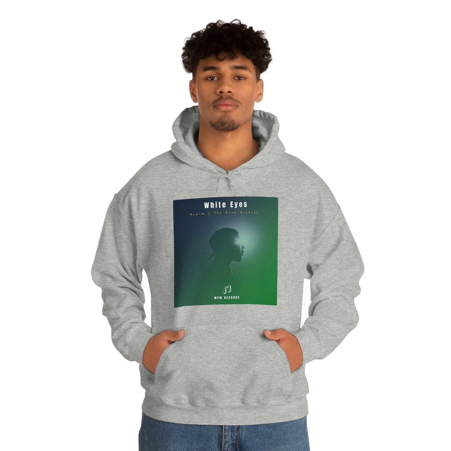White Eyes Unisex Heavy Blend™ Hooded Sweatshirt