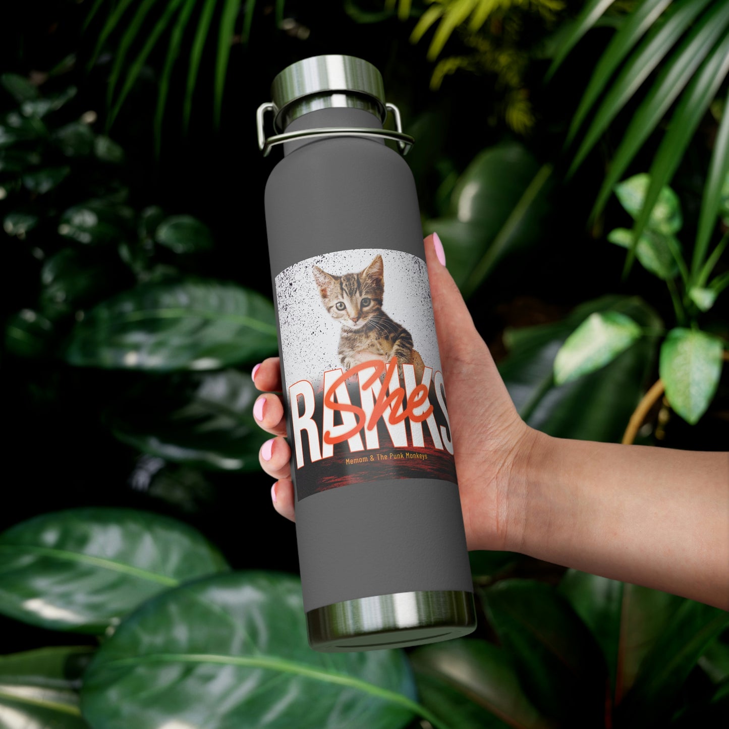 She Ranks Copper Vacuum Insulated Bottle, 22oz