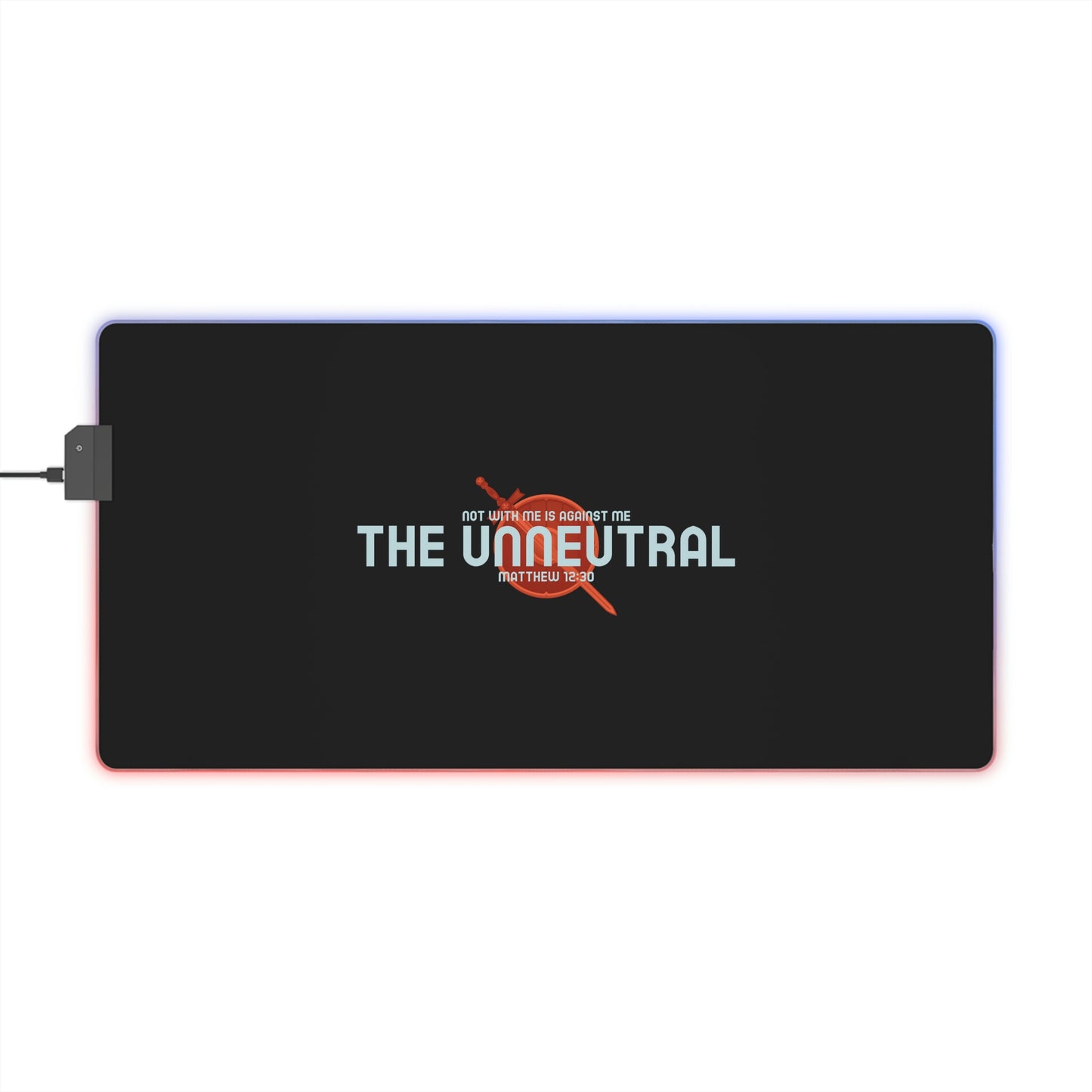 The Unneutral LED Gaming Mouse Pad