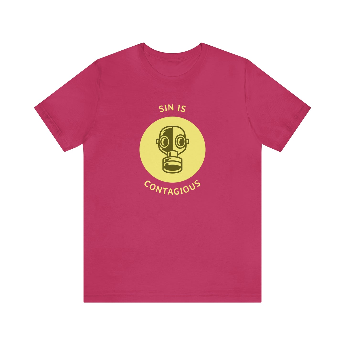 Sin is Contagious Unisex Jersey Short Sleeve Tee
