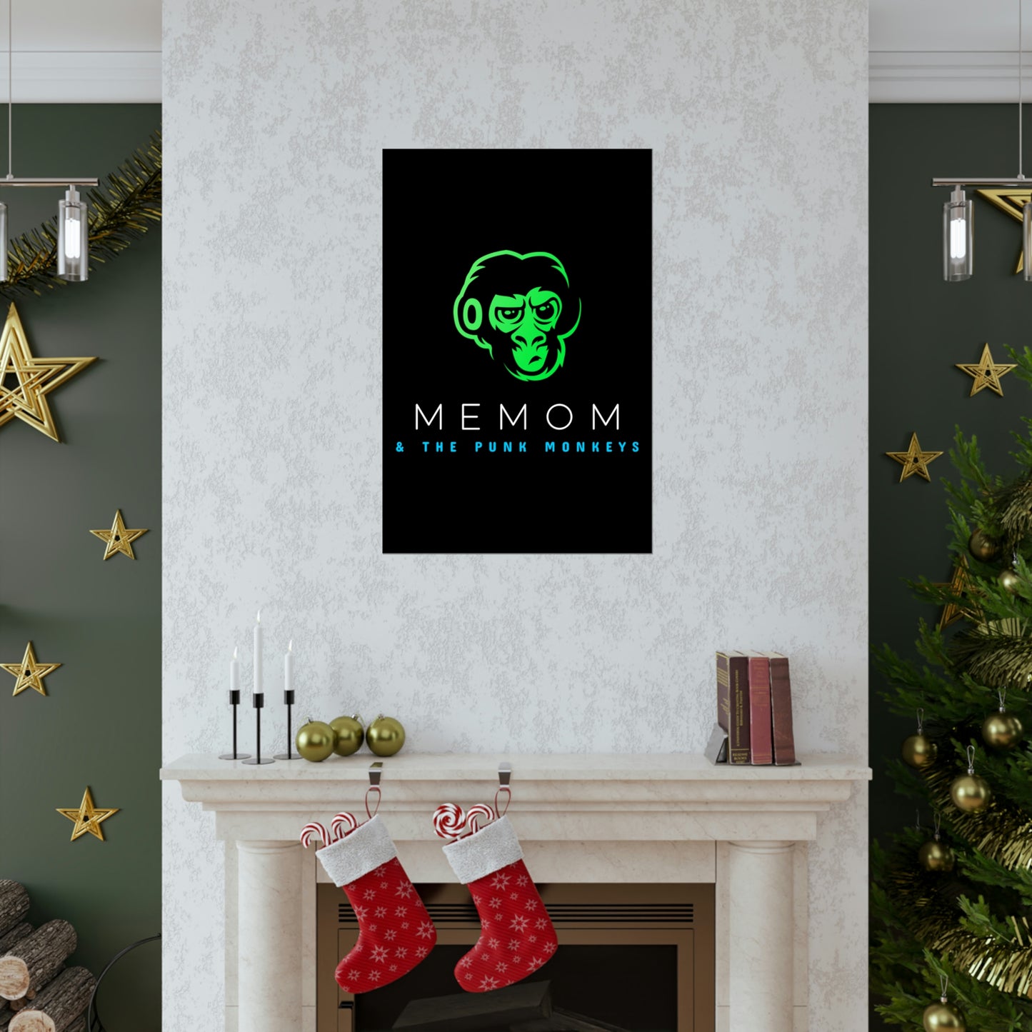 Memom & The Punk Monkeys Premium Matte vertical posters