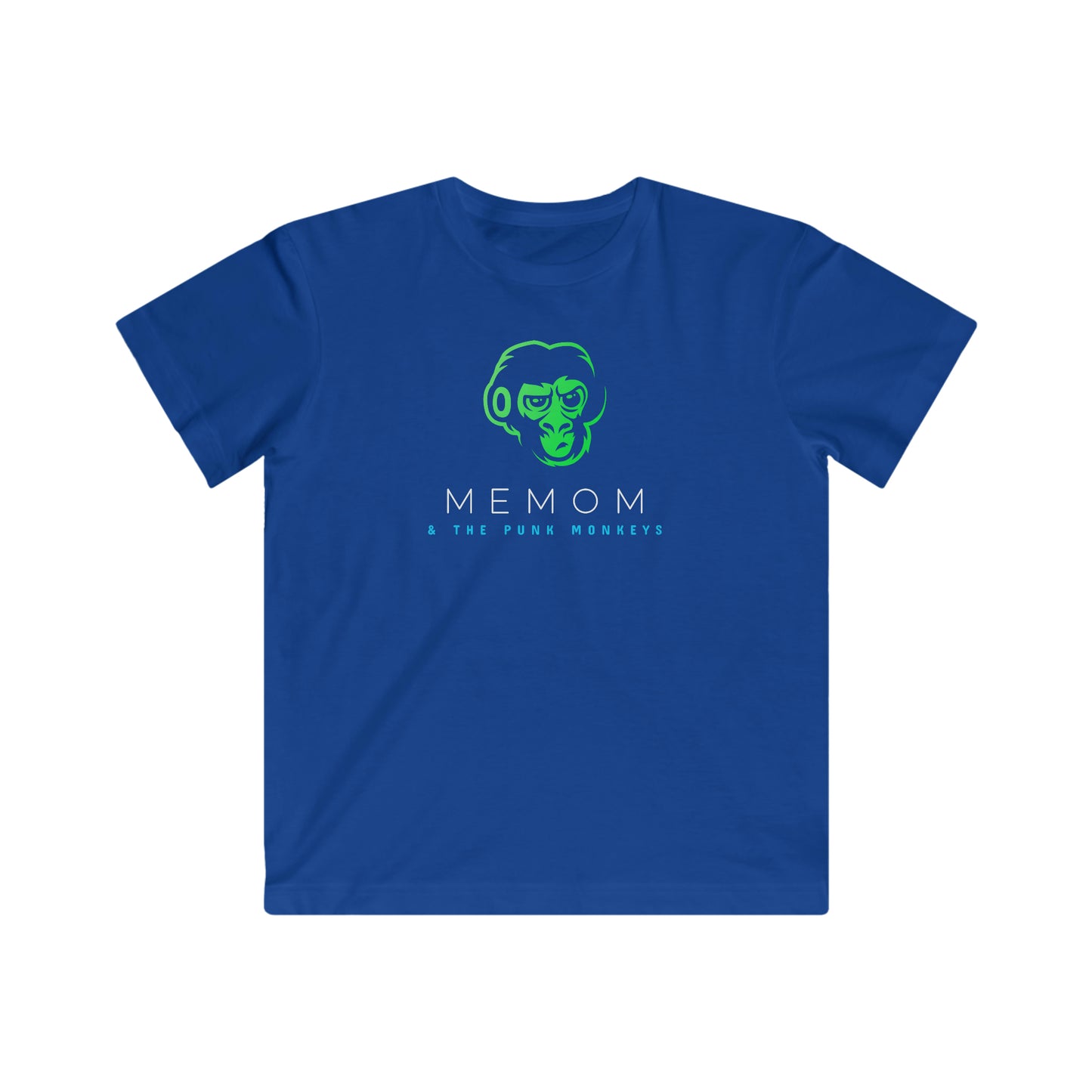 Memom & The Punk Monkeys Logo Kids Fine Jersey Tee