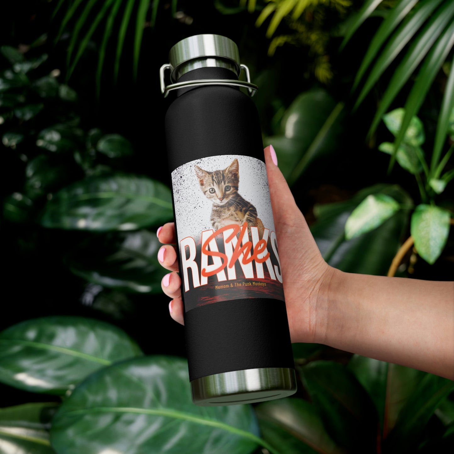 She Ranks Copper Vacuum Insulated Bottle, 22oz