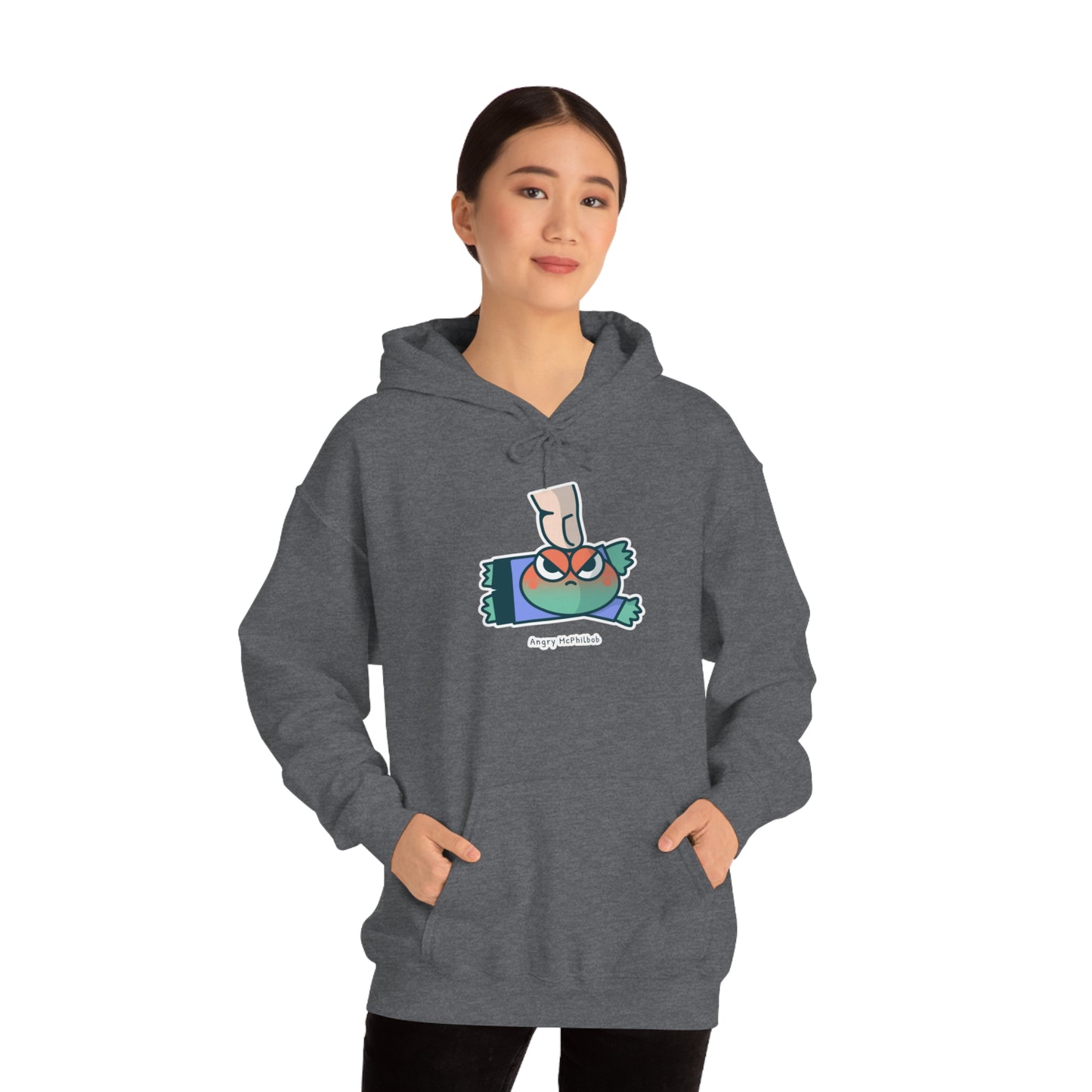 Angry McPhilbob Unisex Heavy Blend™ Hooded Sweatshirt