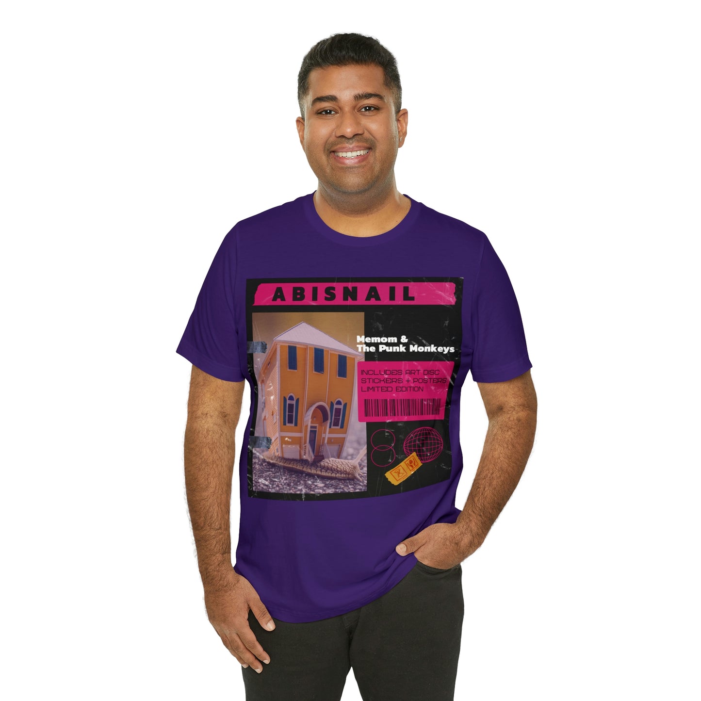 Abisnail Unisex Jersey Short Sleeve Tee