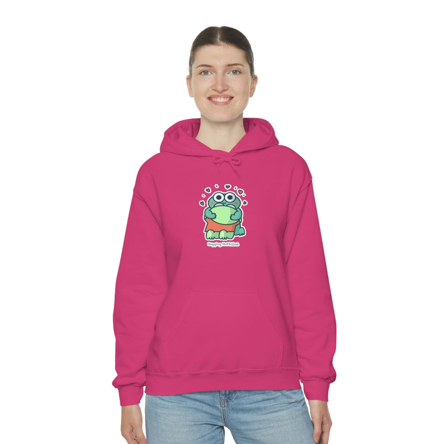 Hugging McPhilbob Unisex Heavy Blend™ Hooded Sweatshirt