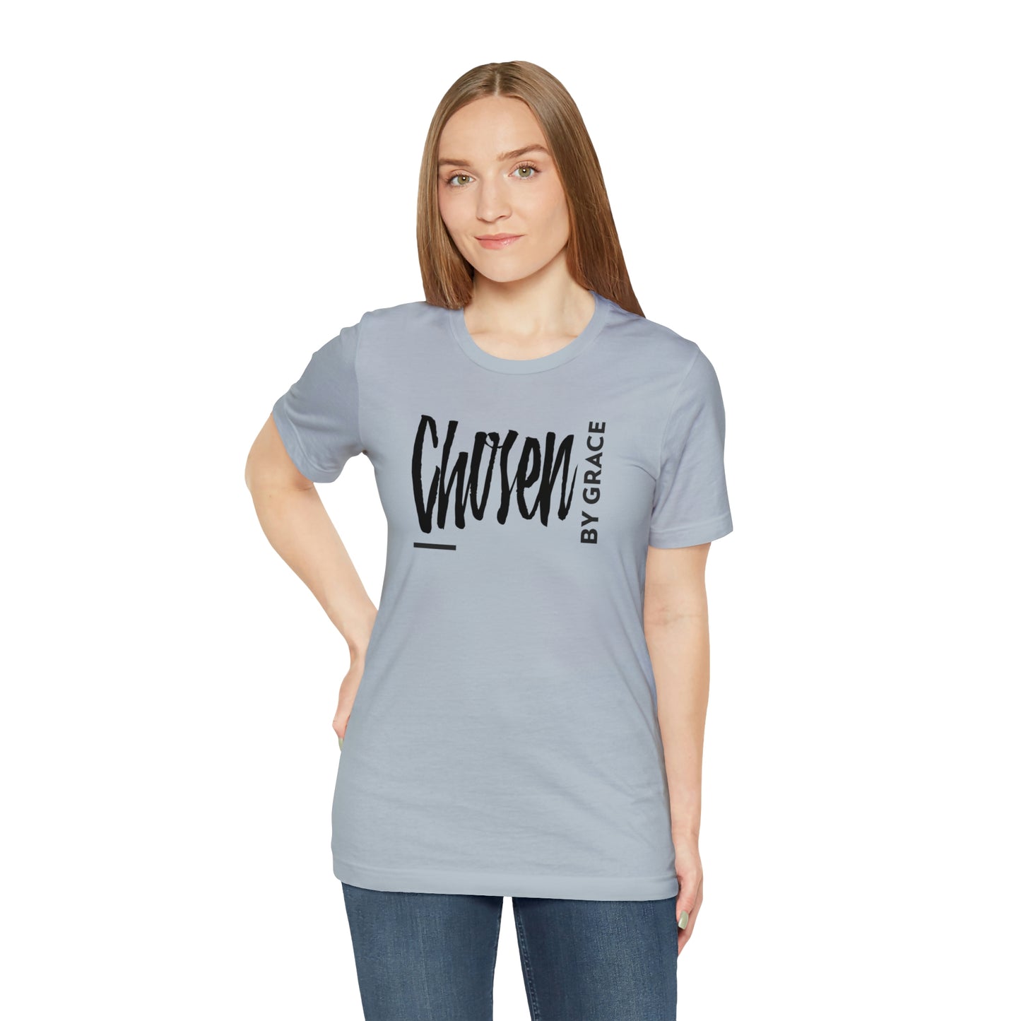 Chosen By Grace Sideways Unisex Jersey Short Sleeve Tee