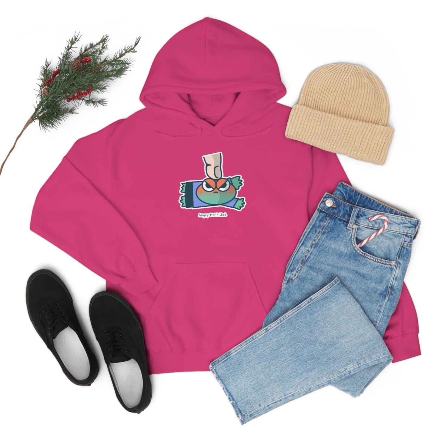 Angry McPhilbob Unisex Heavy Blend™ Hooded Sweatshirt