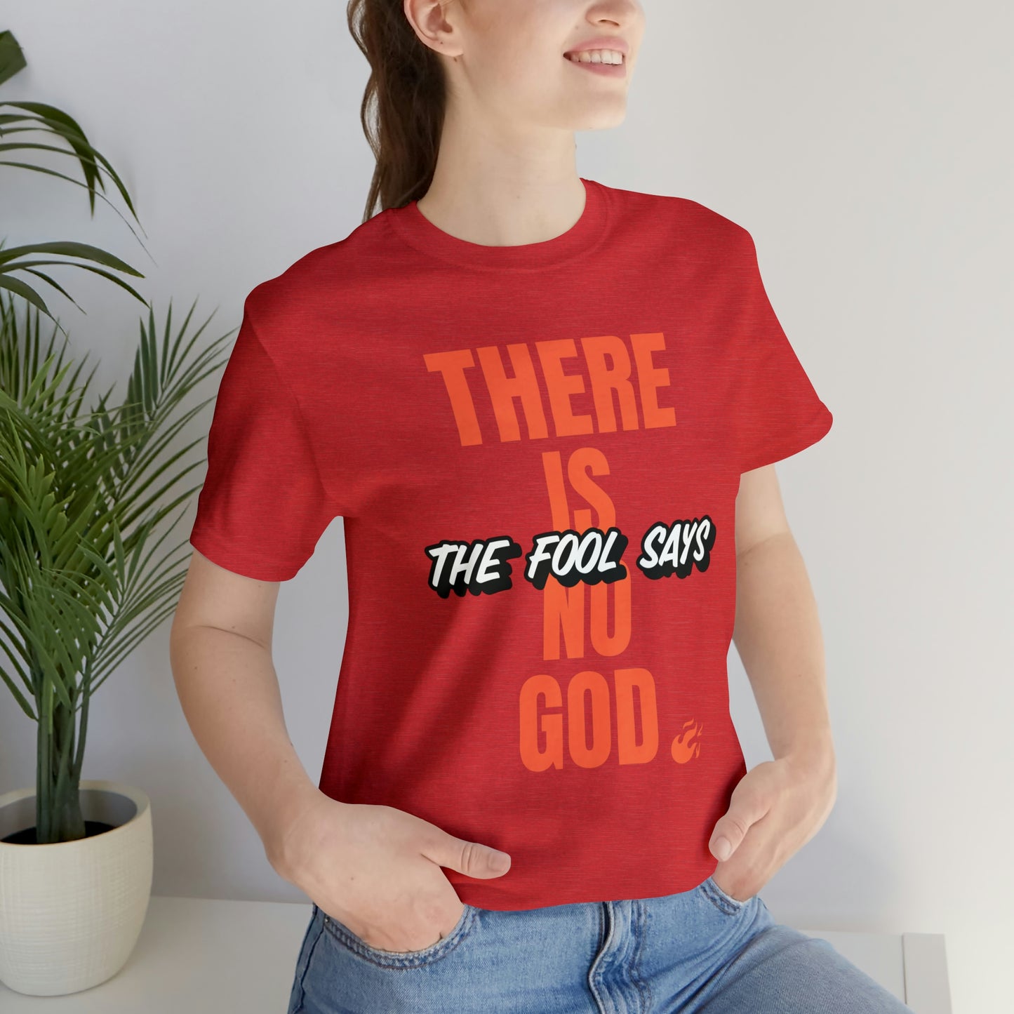 The Fool Says Unisex Jersey Short Sleeve Tee