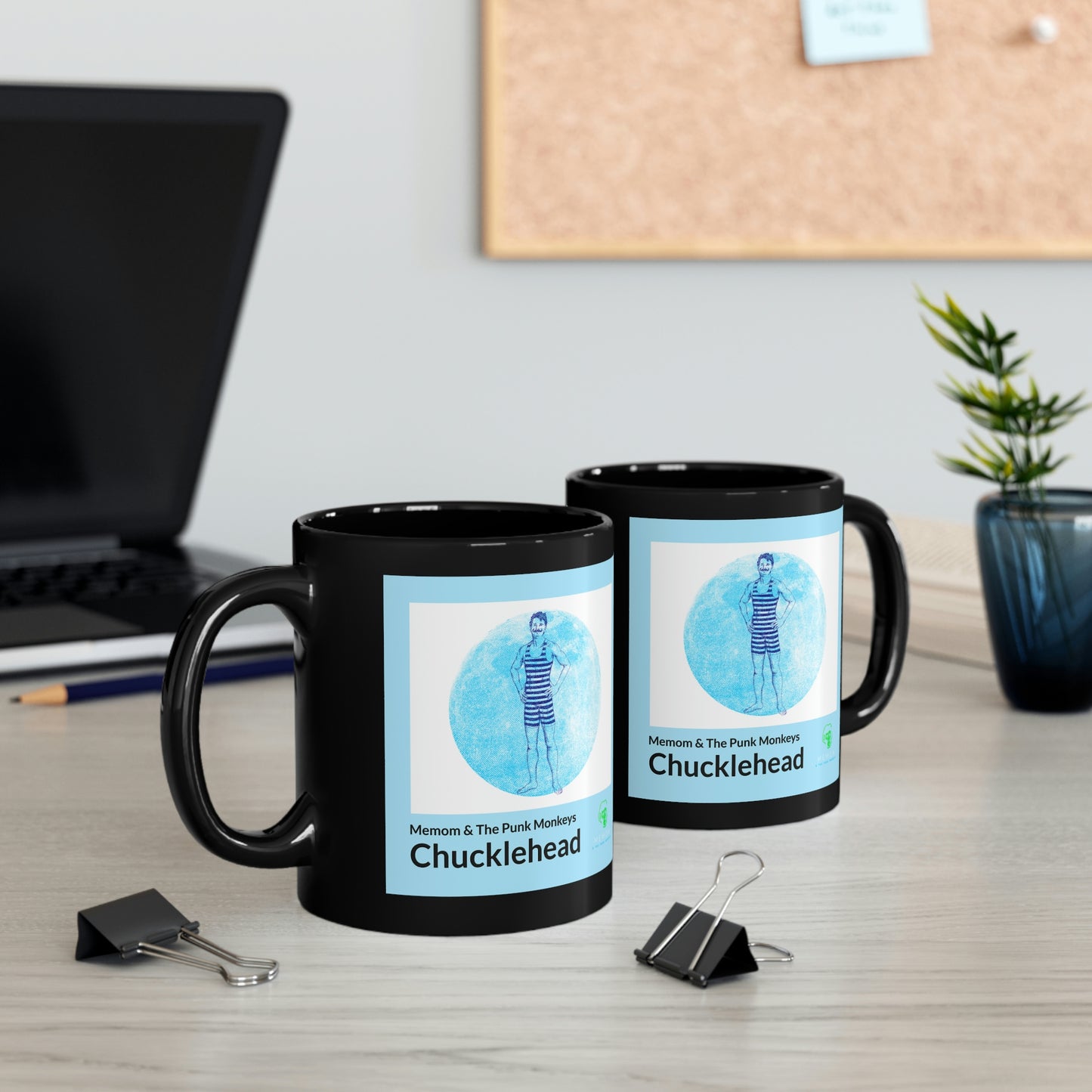 Chucklehead 11oz Black Mug