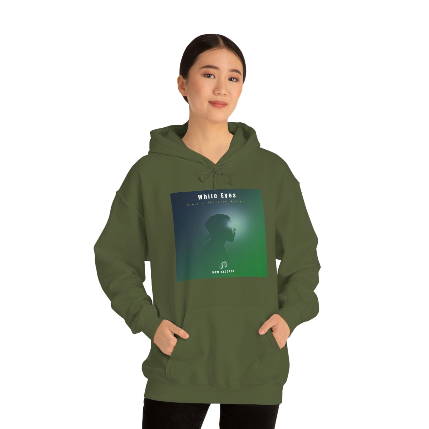 White Eyes Unisex Heavy Blend™ Hooded Sweatshirt