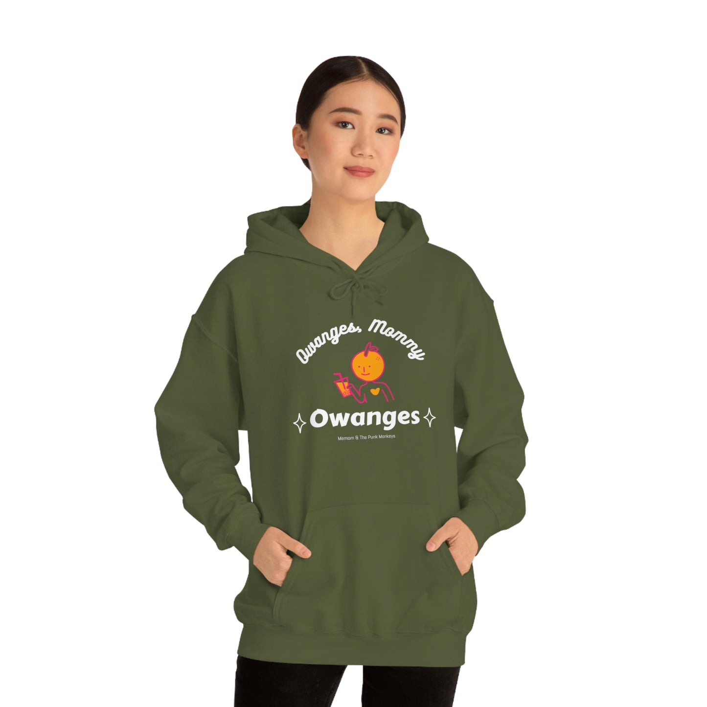 Owanges, Mommy, Owanges Unisex Heavy Blend™ Hooded Sweatshirt