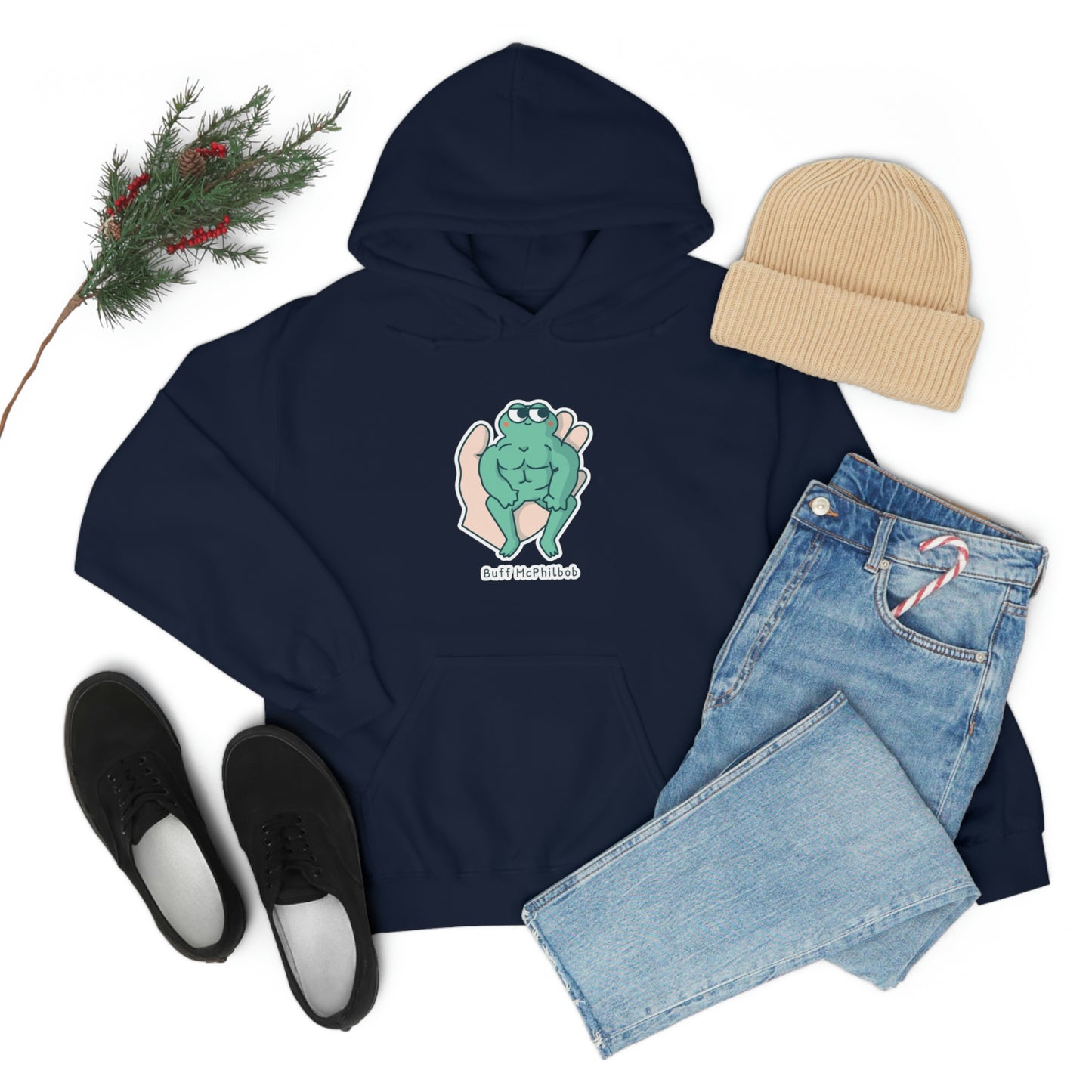 Buff McPhilbob Unisex Heavy Blend™ Hooded Sweatshirt