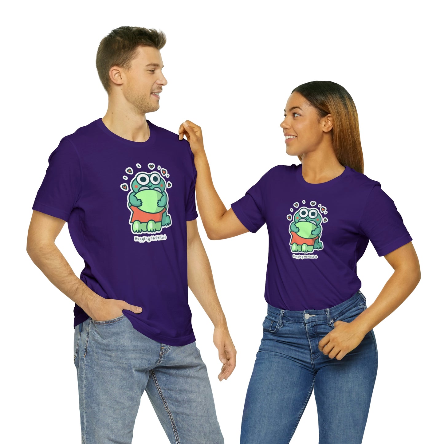 Hugging McPhilbob Unisex Jersey Short Sleeve Tee