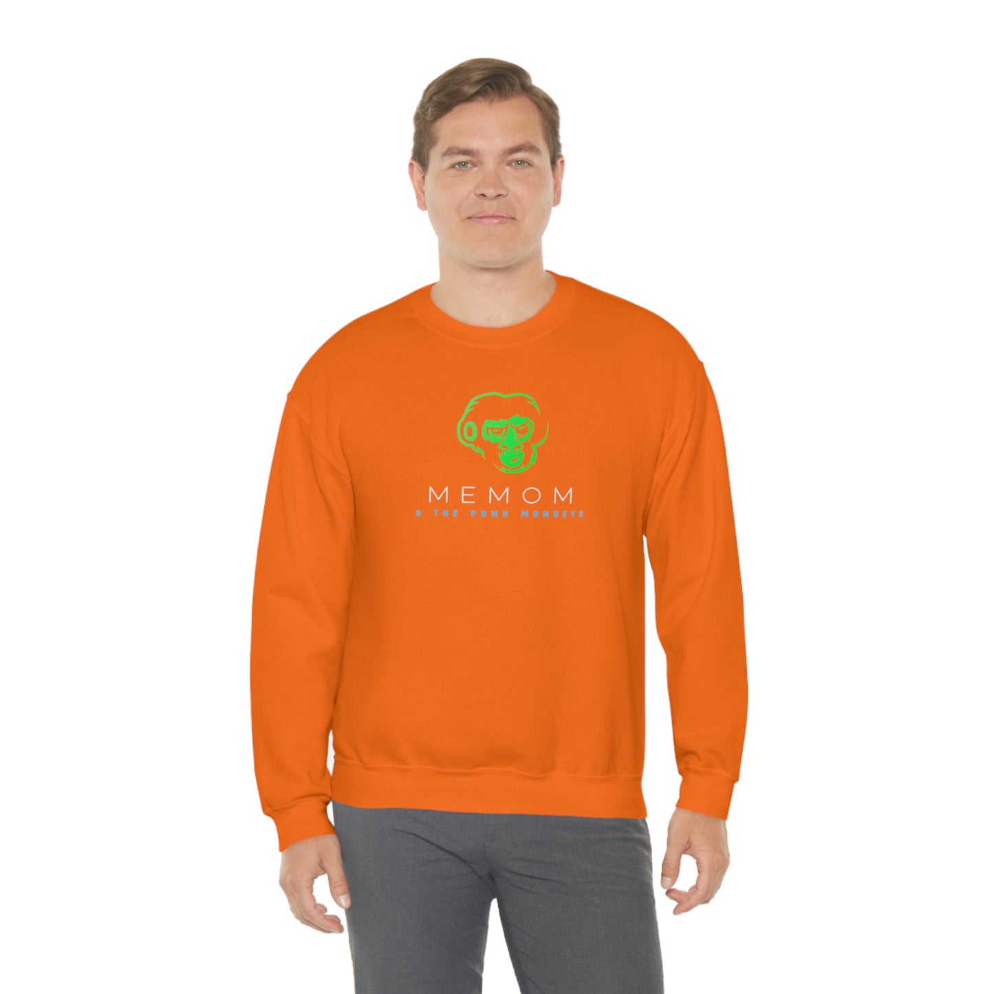 Memom and the Punk Monkeys Unisex Heavy Blend™ Crewneck Sweatshirt