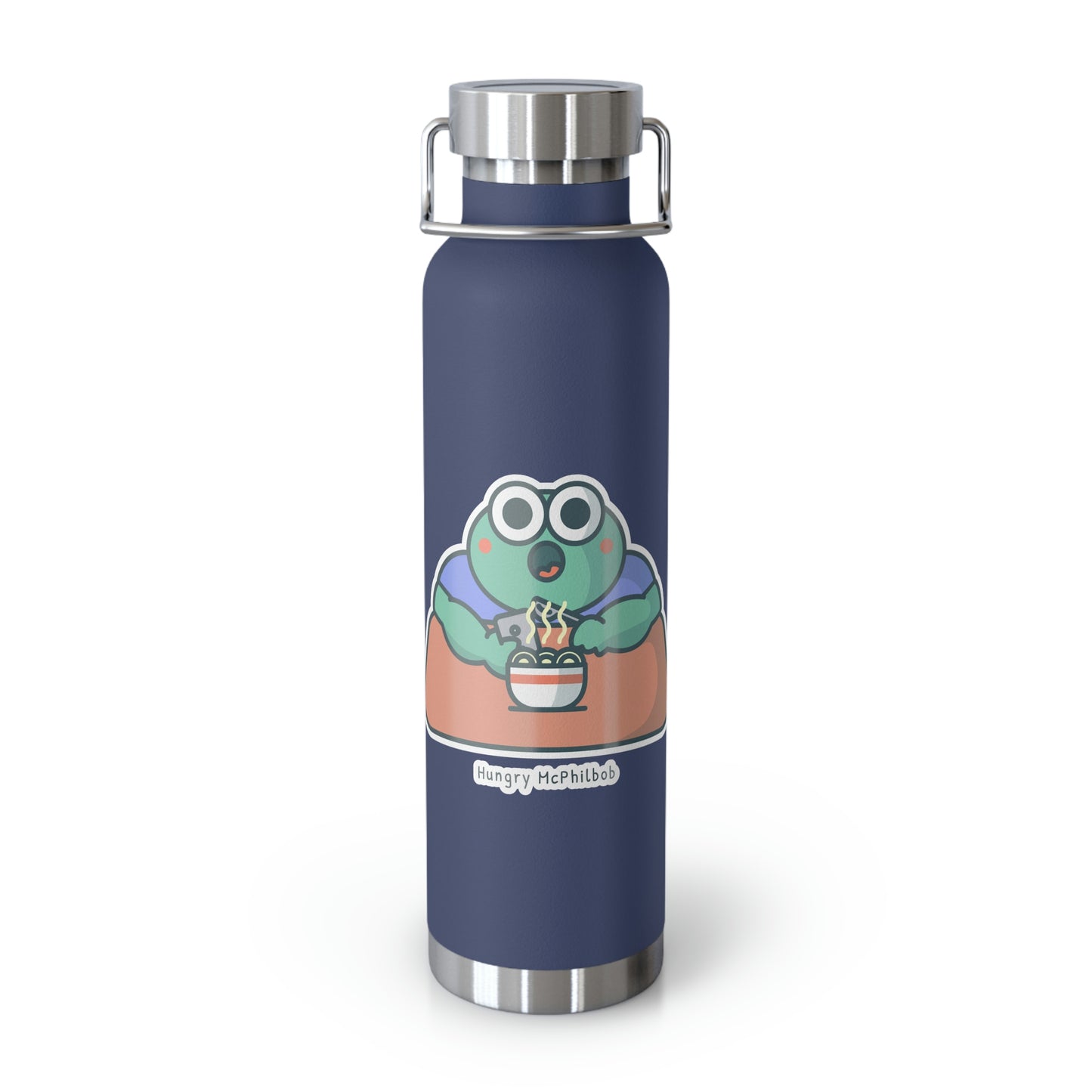 Hungry McPhilbob Copper Vacuum Insulated Bottle, 22oz