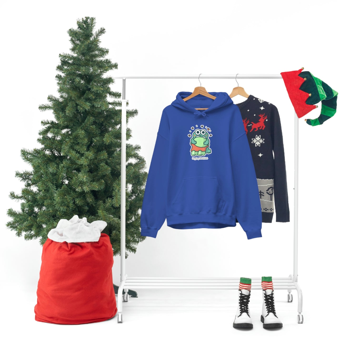 Hugging McPhilbob Unisex Heavy Blend™ Hooded Sweatshirt