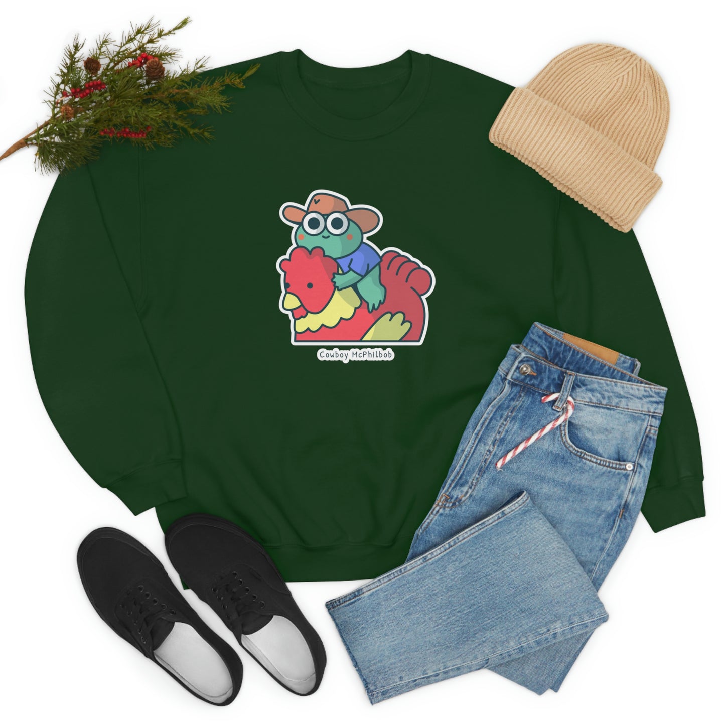 Cowboy McPhilbob Unisex Heavy Blend™ Crewneck Sweatshirt