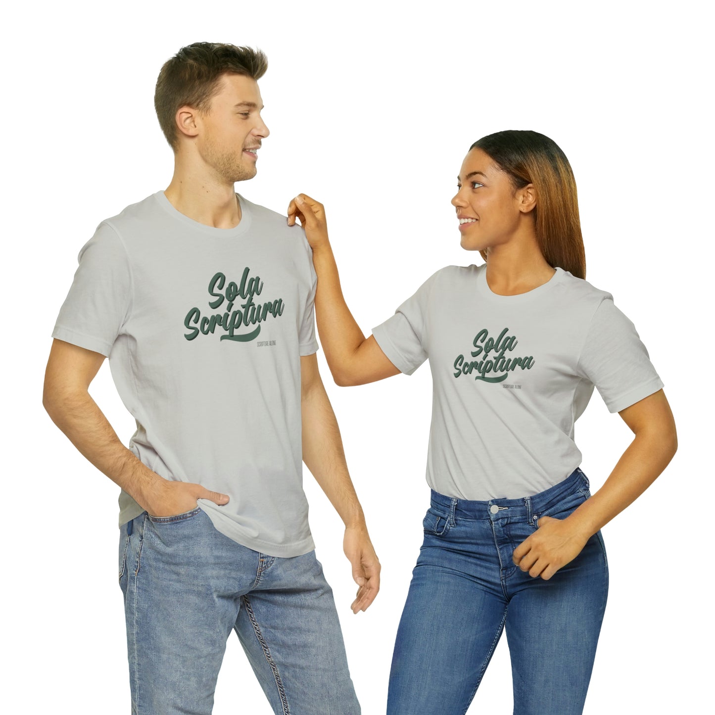 Sola Scriptura Unisex Jersey Short Sleeve Tee
