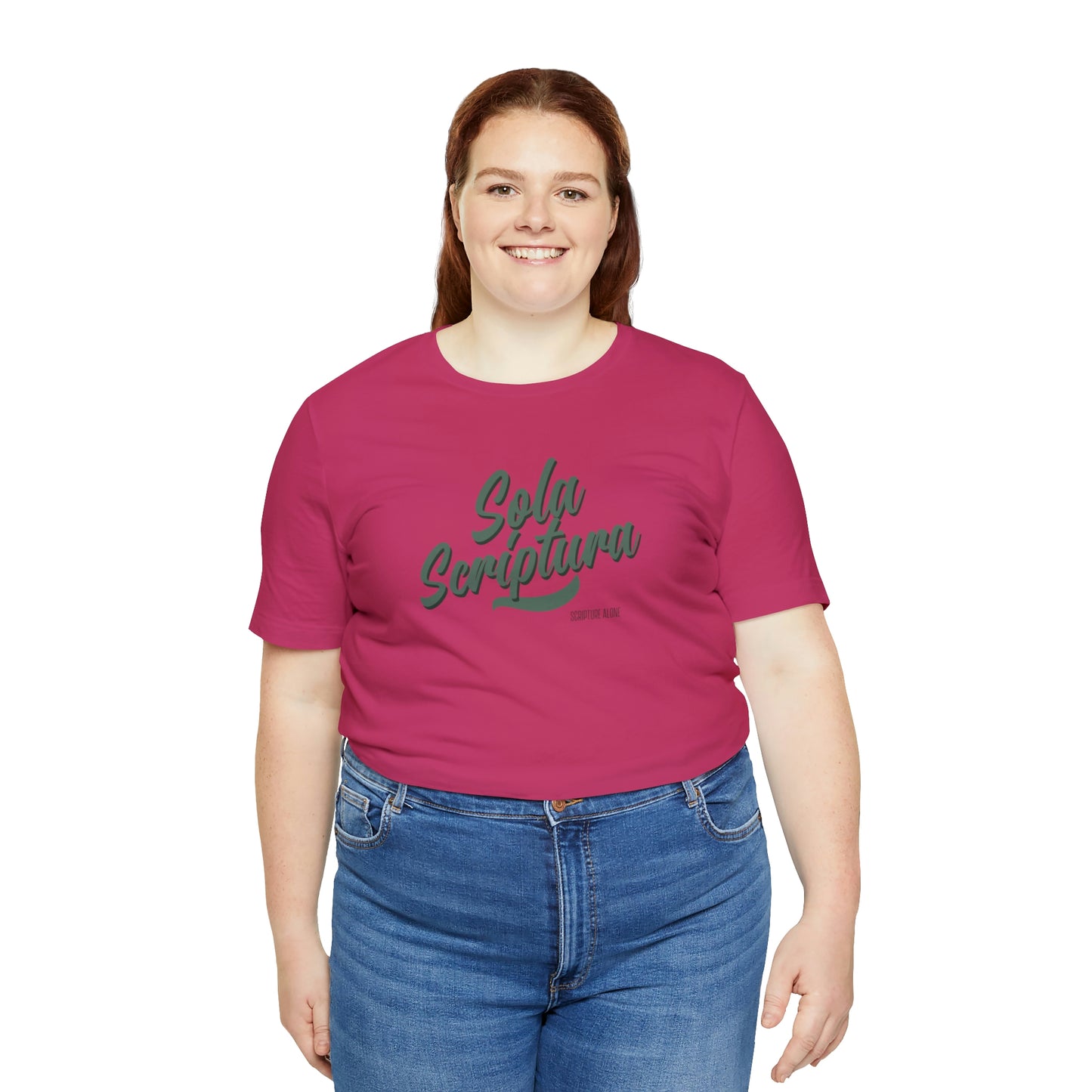 Sola Scriptura Unisex Jersey Short Sleeve Tee