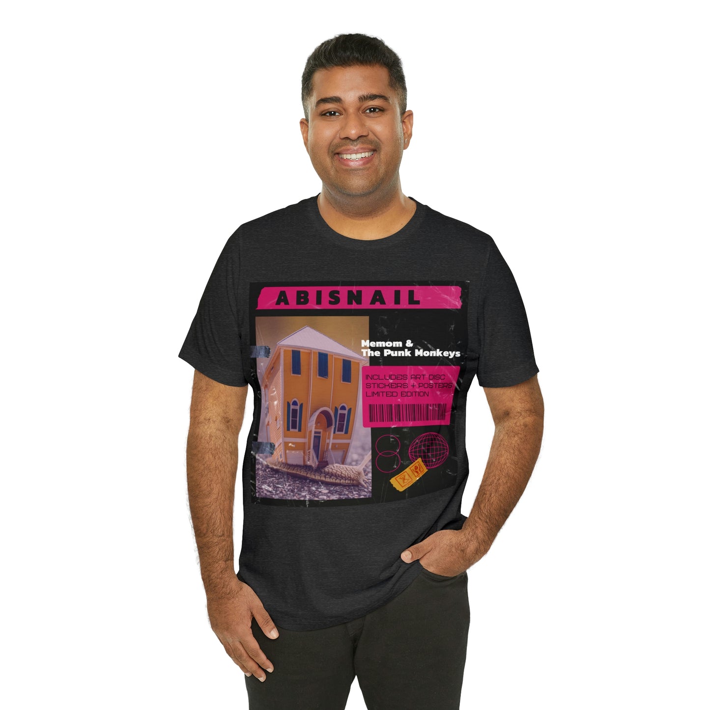 Abisnail Unisex Jersey Short Sleeve Tee