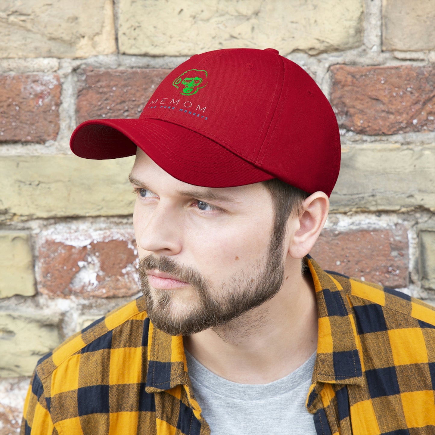 Memom & The Punk Monkeys Unisex Twill Hat