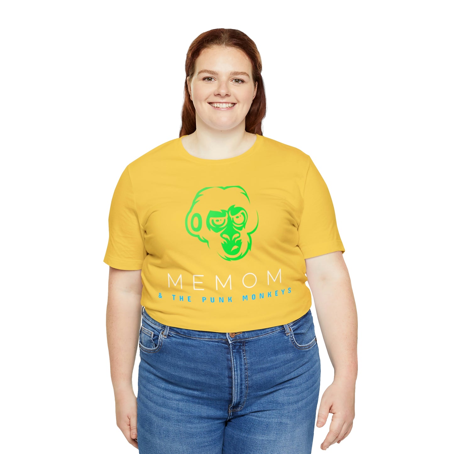 Memom and the Punk Monkeys Logo Unisex Jersey Short Sleeve Tee