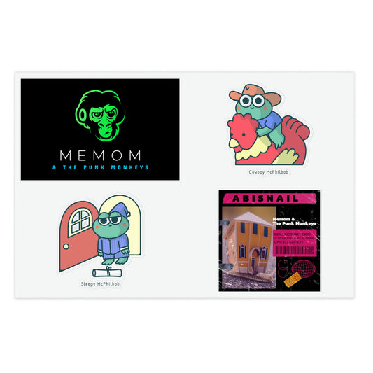 Memom & The Punk Monkeys Sticker Sheets Vol. 1