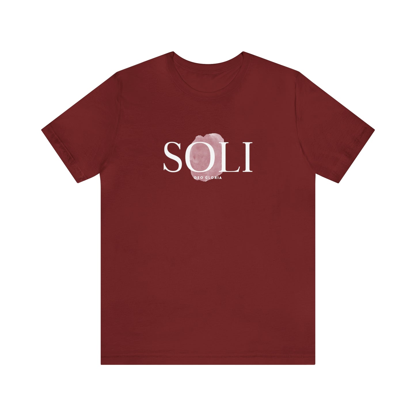 Soli Deo Gloria Paintbrush Unisex Jersey Short Sleeve Tee