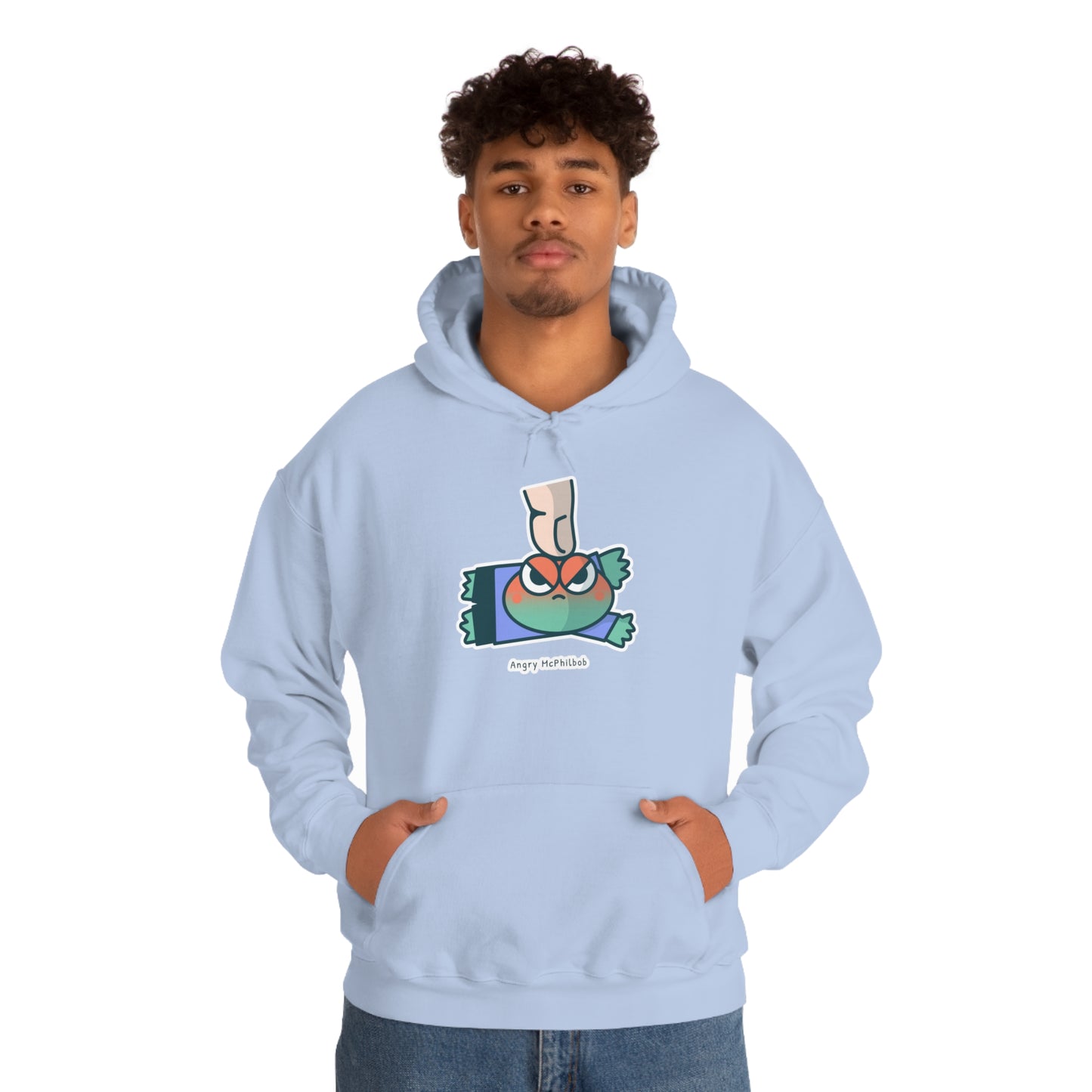 Angry McPhilbob Unisex Heavy Blend™ Hooded Sweatshirt