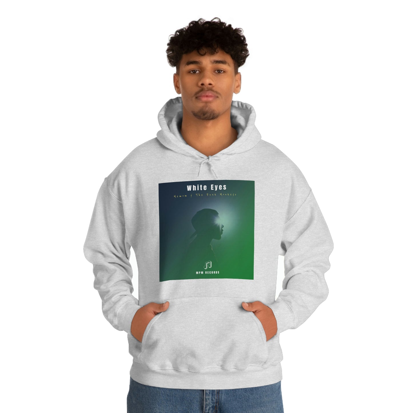 White Eyes Unisex Heavy Blend™ Hooded Sweatshirt