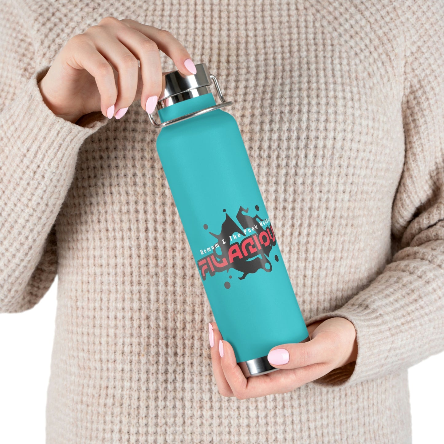 Filarious Copper Vacuum Insulated Bottle, 22oz