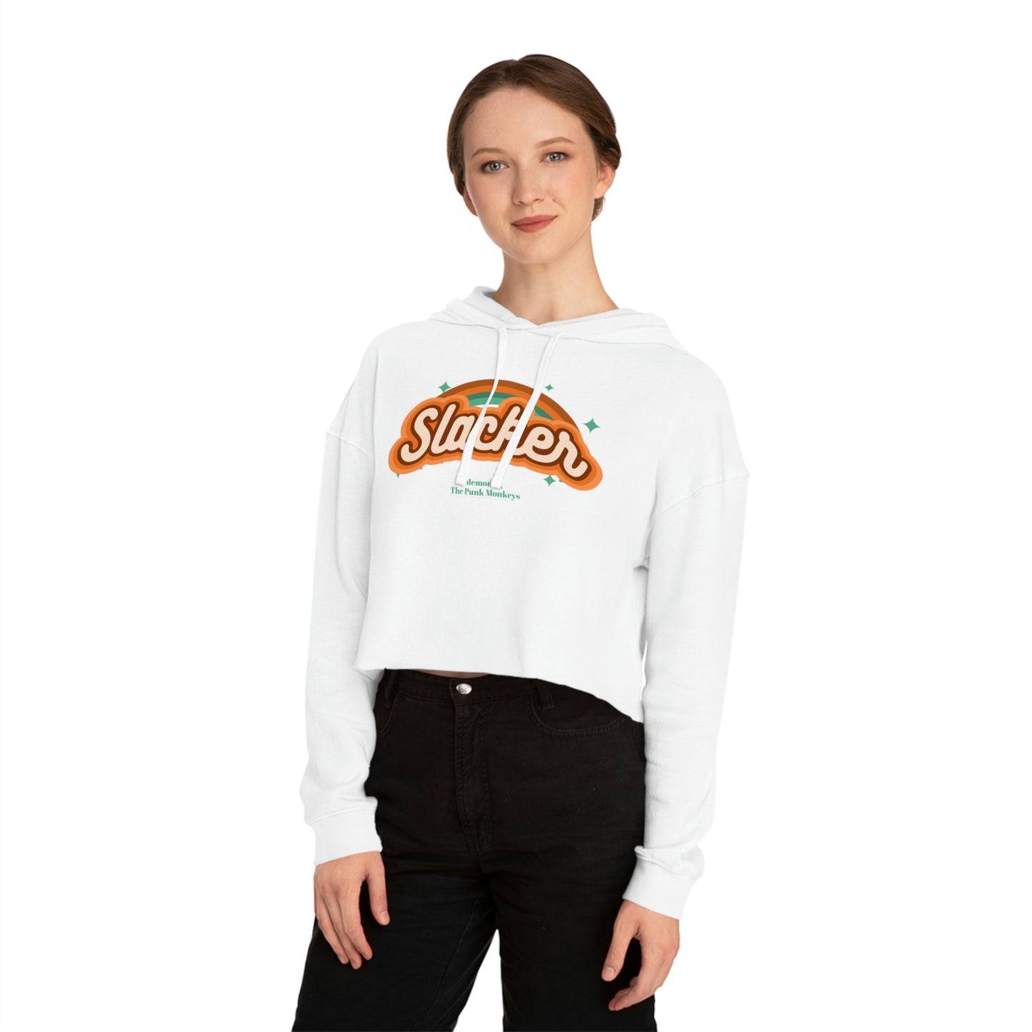 Slacker Women’s Cropped Hooded Sweatshirt