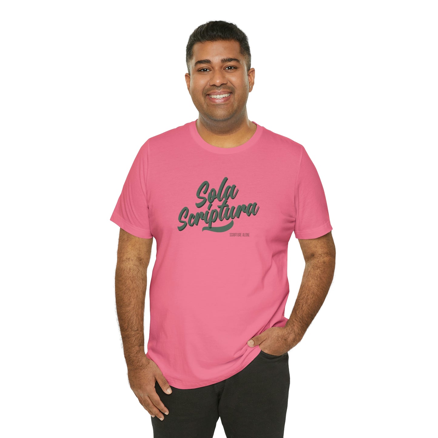 Sola Scriptura Unisex Jersey Short Sleeve Tee