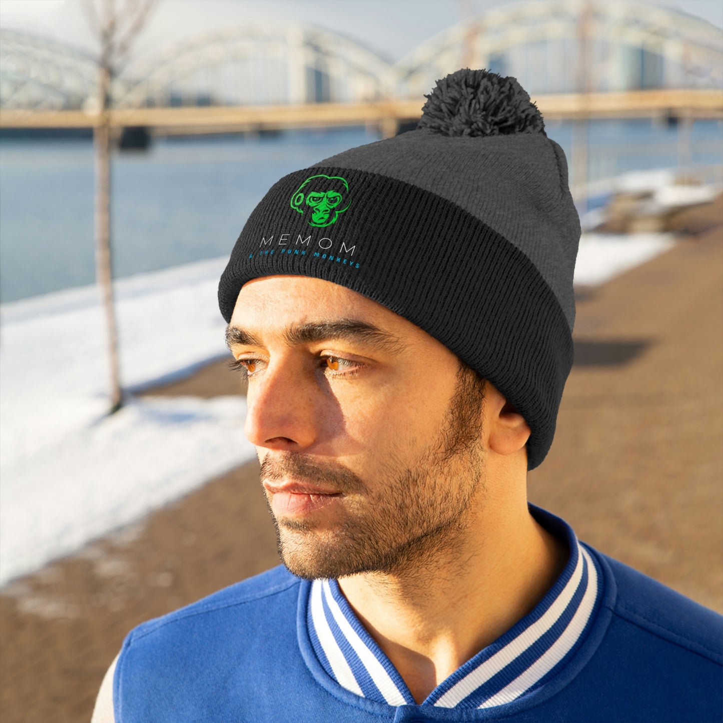 Memom & The Punk Monkeys Pom Pom Beanie