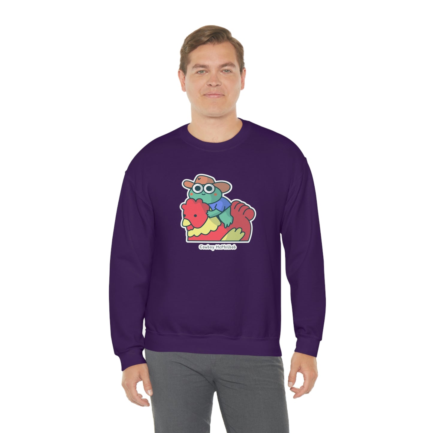 Cowboy McPhilbob Unisex Heavy Blend™ Crewneck Sweatshirt
